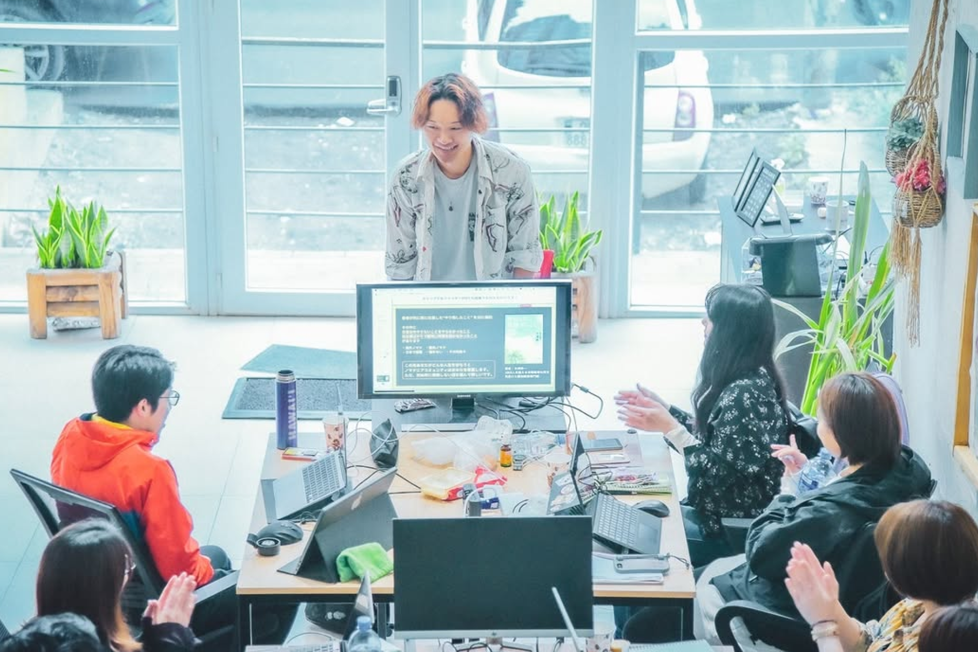 受講生への指導風景